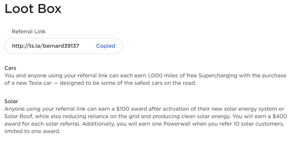 Tesla referral link